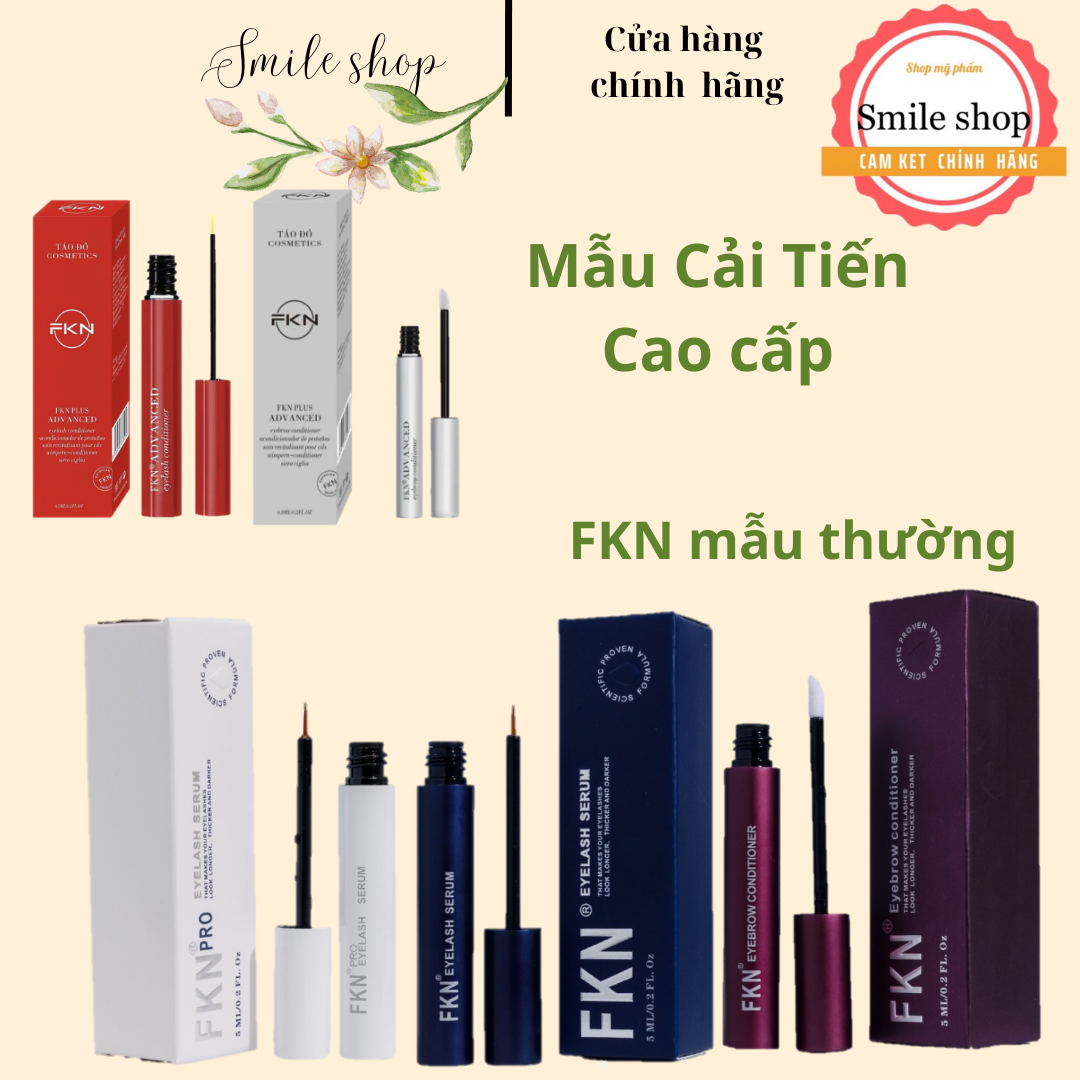 Combo serum dưỡng mi fkn và dưỡng mày fkn- dưỡng mi fkn advance, dưỡng mày fkn plus, giúp chắc khoẻ, dài, cong vút sau 7-15 ngày sử dụng