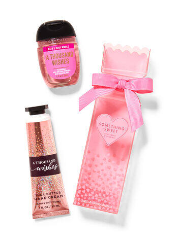Bộ quà tặng bath and body works - a thousand wishes - something sweet