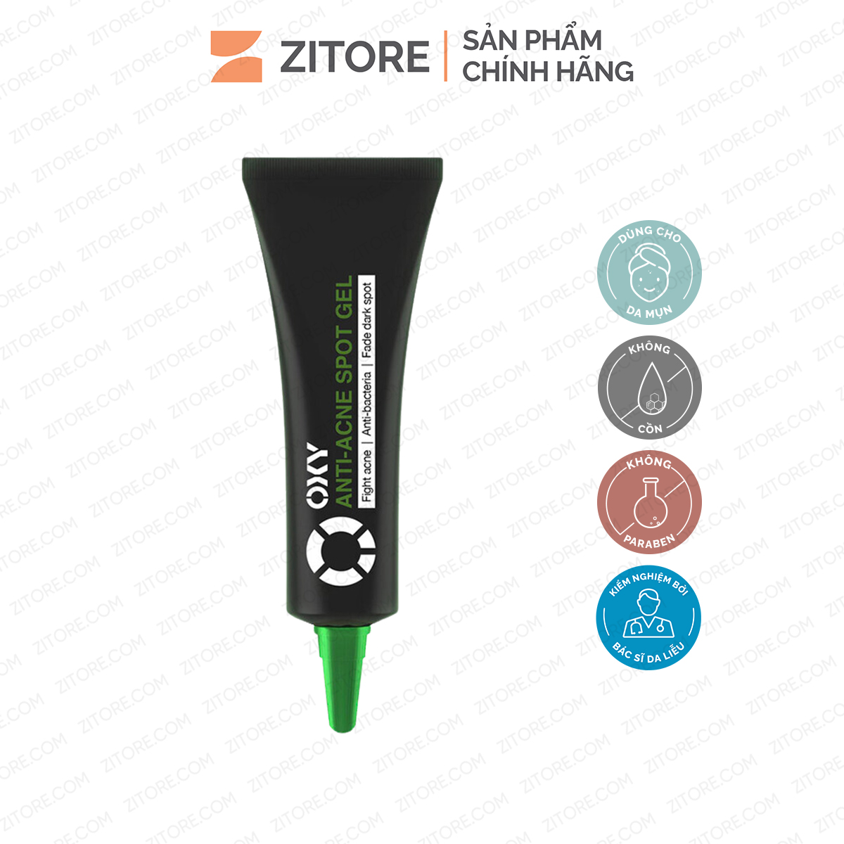 Gel dưỡng oxy làm sạch mụn và mờ thâm 10g - sản phẩm chính hãng tại zitore