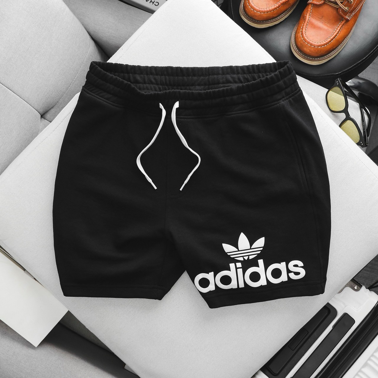 Quần short adidas - 100% cotton