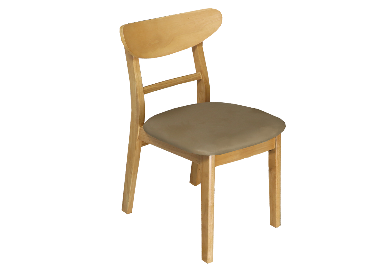 [HCM]Ghế Gỗ Phòng ăn và Phòng Làm Việc HT04G Màu Gõ Tự Nhiên