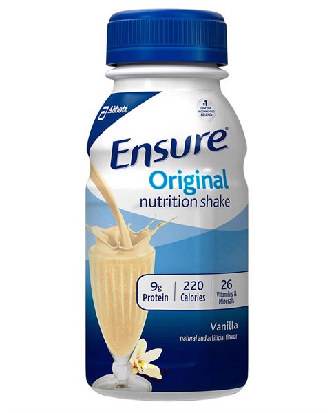 Chai Sữa Ensure Nước Hương Vanilla 237ml – Mỹ 06/2021