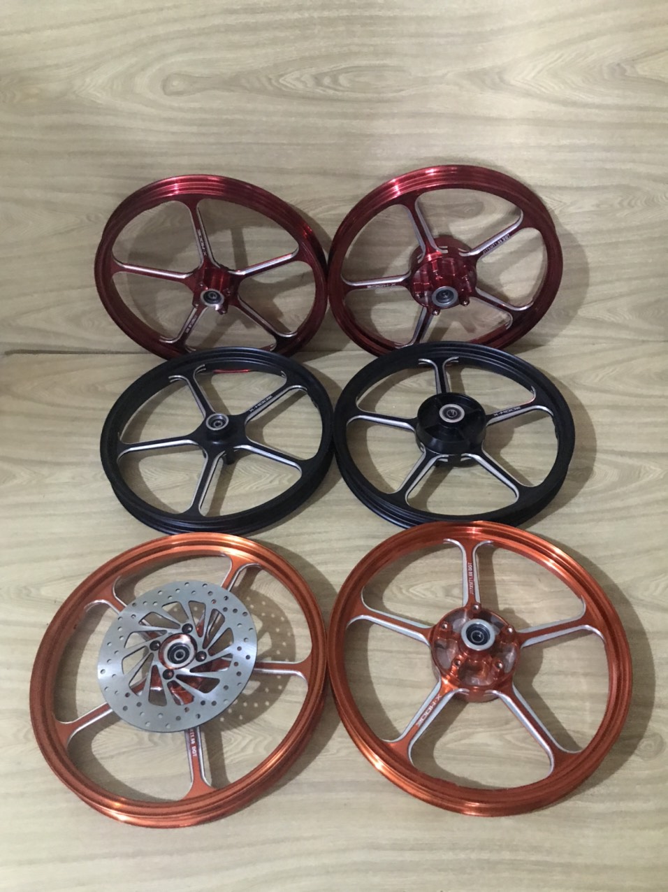 MÂM MÂM K9 HAY 5 CÂY CNC EXCITER 150 BẢN 1.6 TRƯỚC SAU