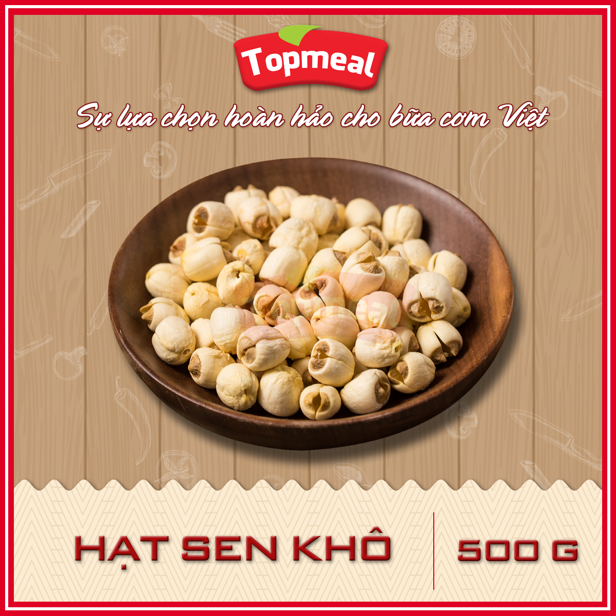 Hcm - hạt sen khô -