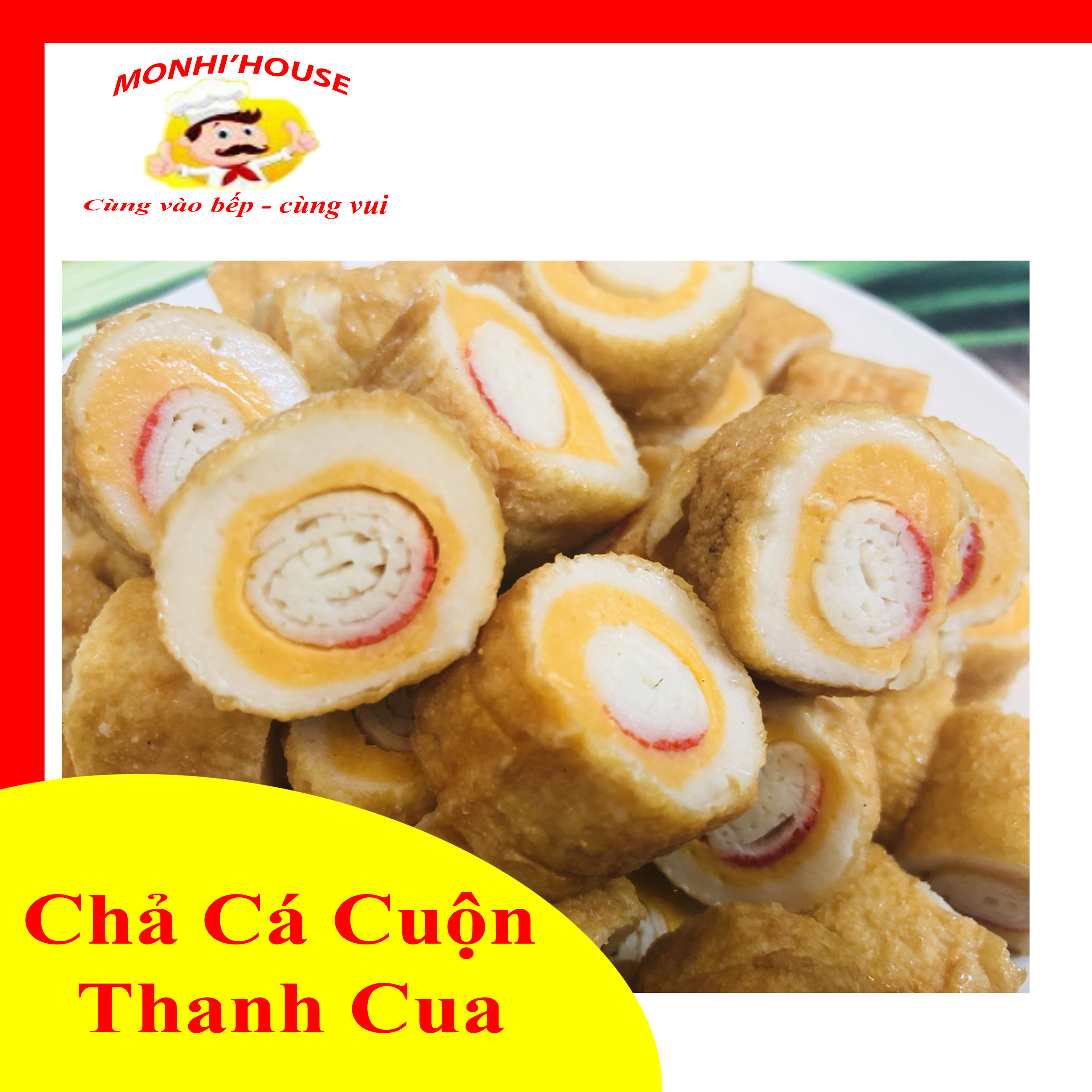 100g Chả cá cuộn thanh cua Malaysia