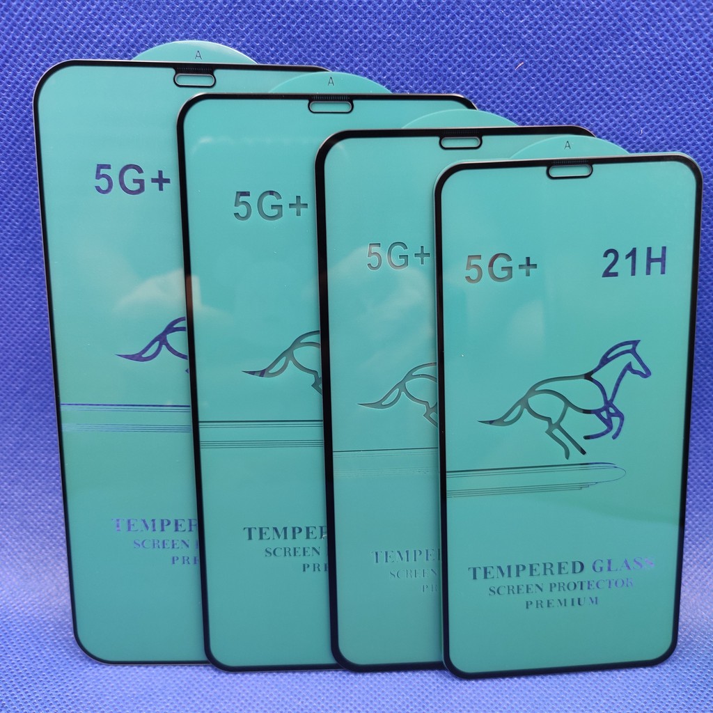 Cường lực OG Xanh IPHONE 6 đến 12Promax độ cứng 21H chịu lực tốt hơn kính thông thường