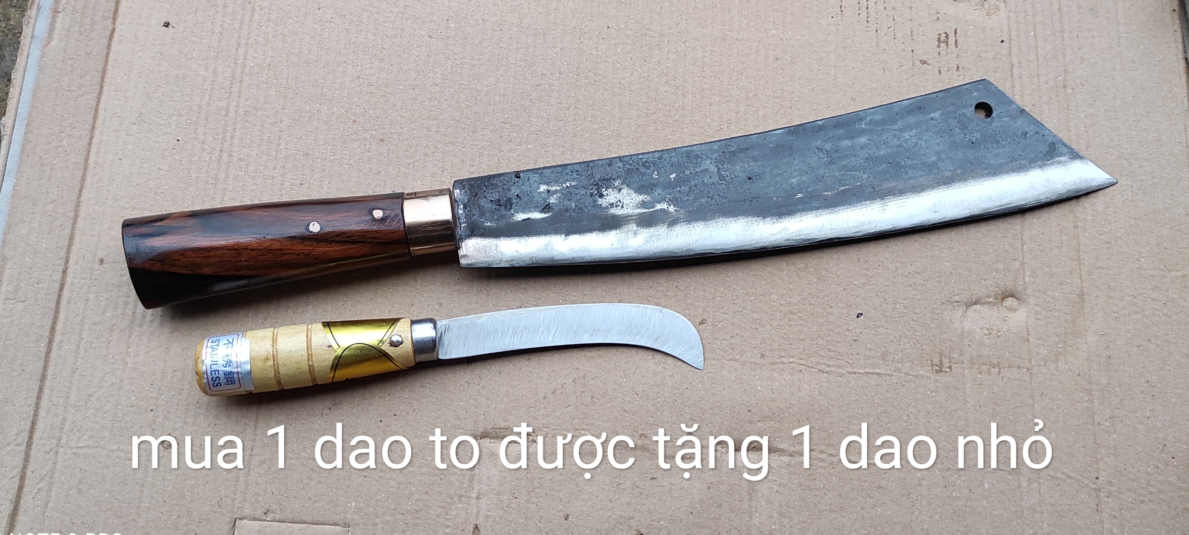Dao tông phúc sen chặt kiểu mới được tặng dao cắt chuối