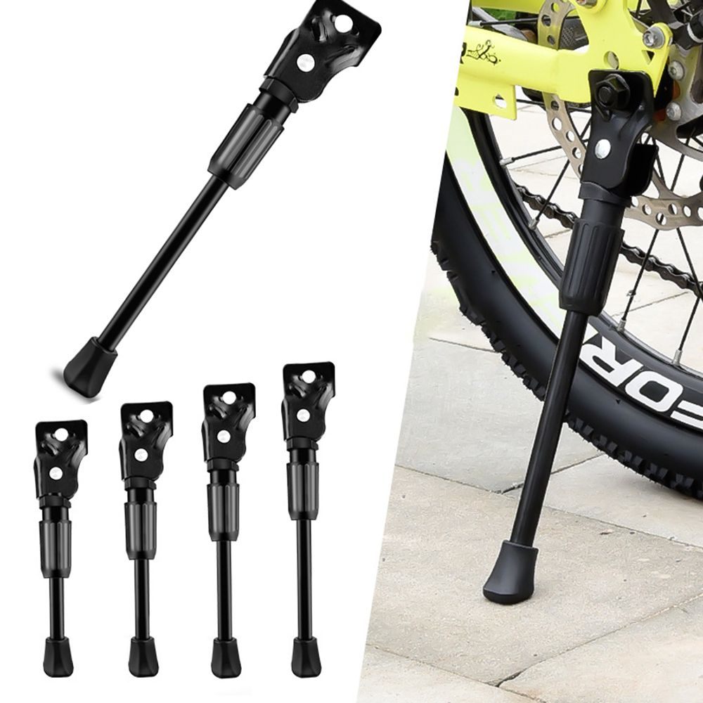 MASCULINESTORE12RE4 Chân Chống Xe Đạp Leo Núi Chống Trượt Màu Đen Cho Xe Đạp Đường Trường Chân Chống Xe Đạp Trẻ Em Gấp Được 12 14 16 18 20 Inch