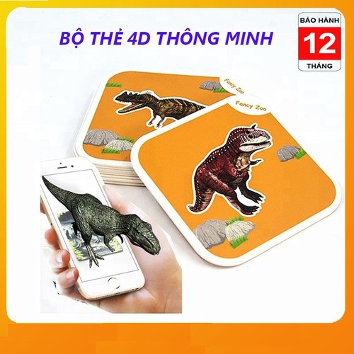 Bộ thẻ học từ vựng 4d đa ngôn ngữ