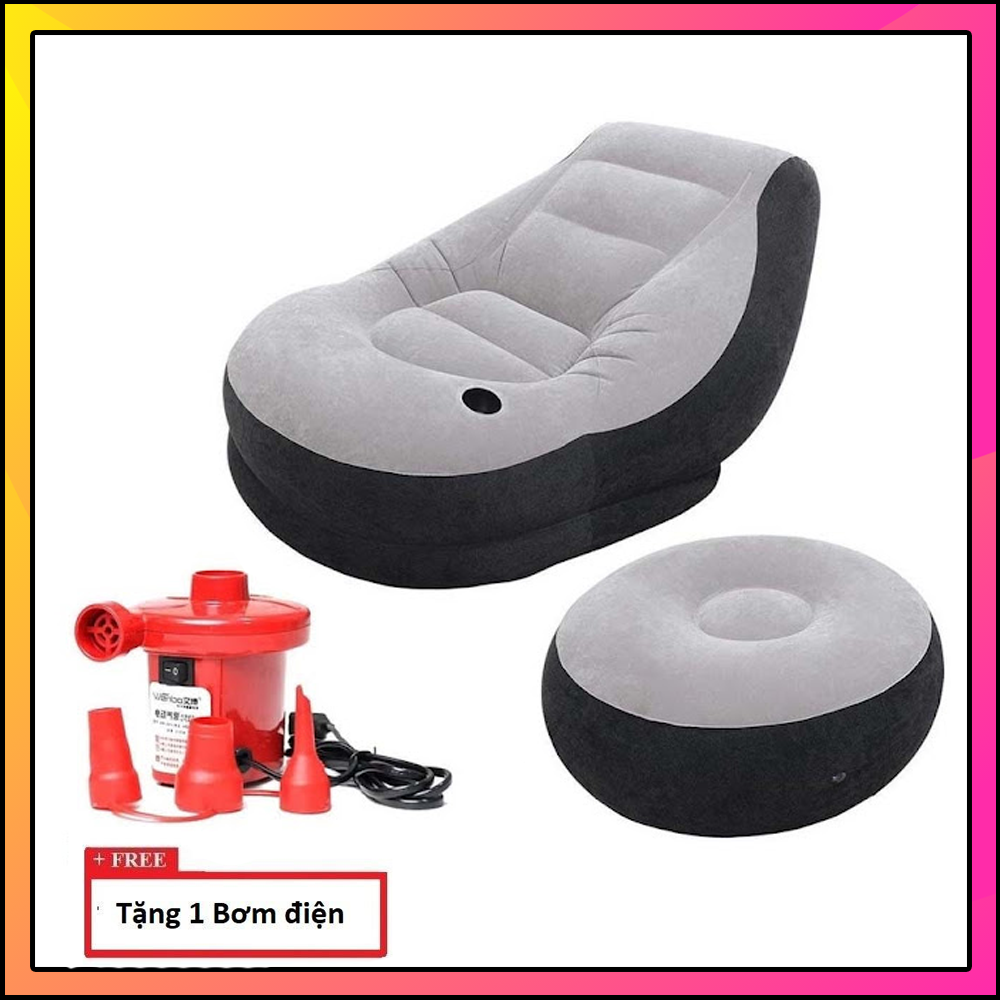 [MIỄN SHIP] Ghế hơi, ghế hơi tựa lưng, sofa hơi [ TẶNG KÈM BƠM] ghế sofa hơi êm ái