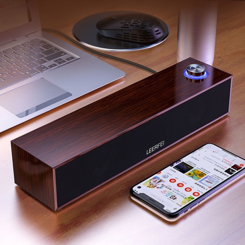 Loa gỗ loa máy tính usb loa máy tính để bàn loa mini máy tính để bàn máy tính để bàn có dây lưỡng dụng dài