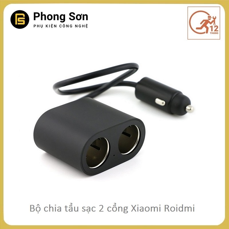 Bộ chia tẩu sạc ô tô Xiaomi Roidmi - Bảo Hành 12 Tháng