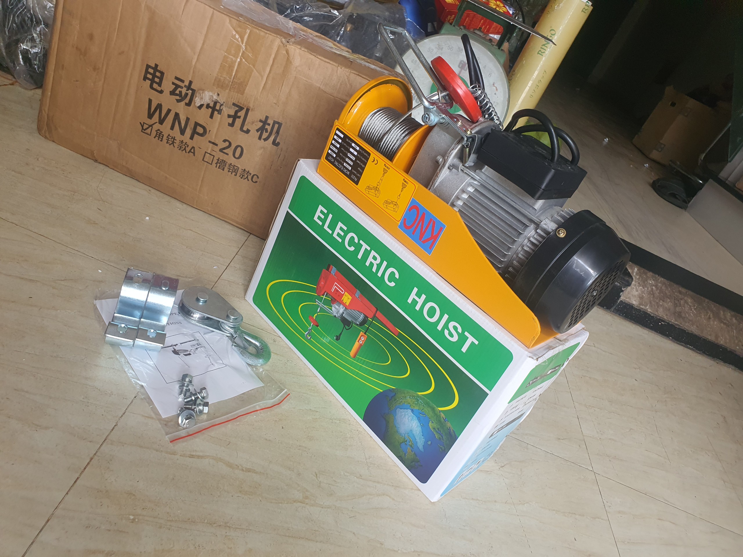 Máy tời treo pa200 - cáp 20m