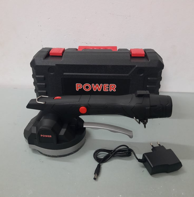 Máy lát gạch men Dùng Pin - Máy lát nền dùng pin 12v