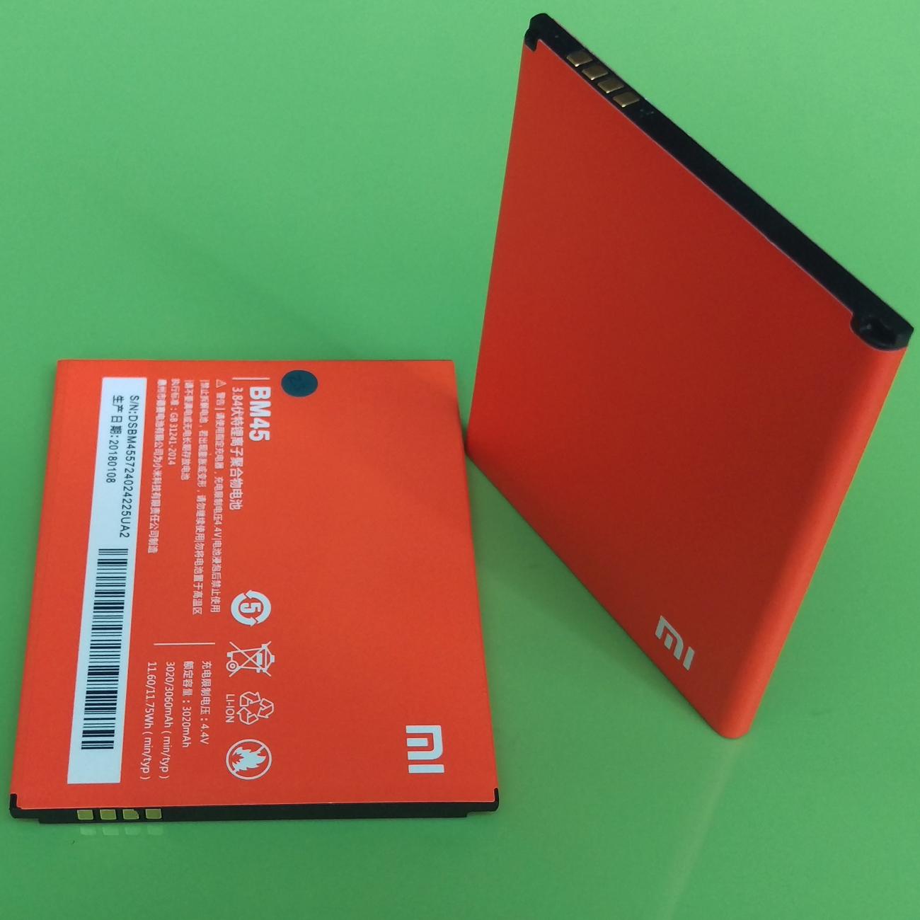 Pin Xiaomi Redmi Note 2 (BM45) Thế Hệ Mới 2018 Chóng Phù Pin - Hàng Zin Chính Hiệu Tháo Máy