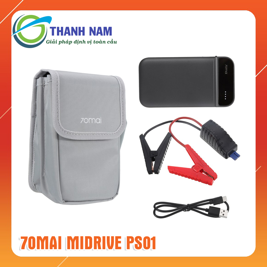 Bộ kích điện bình ắc quy xe ô tô Xiaomi 70mai Midrive PS01, Hàng chính hãng