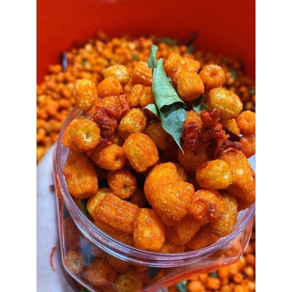 [HỘP 350GR] NUI RIM KHÔ BÒ LÁ CHANH THƠM CAY
