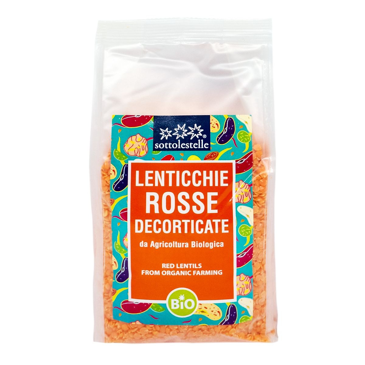 Đậu Lăng Đỏ Hữu Cơ Sottolestelle Red Lentils