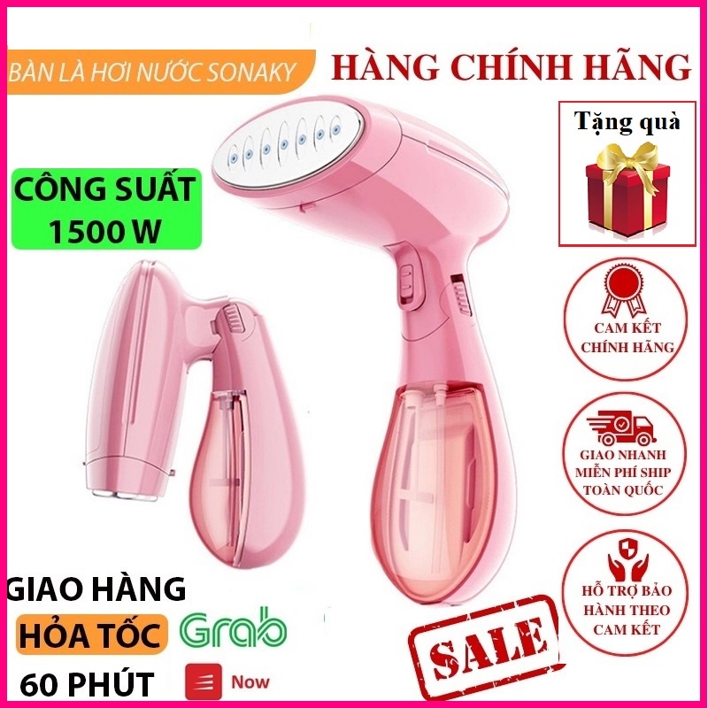 【bán nóng】 Bàn là hơi nước cầm tay [Kho Hàng BT] Bàn ủi hơi nước cầm tay SOKANY chính hãng - Bàn ủi cầm tay gấp gọn ủi đồ du l