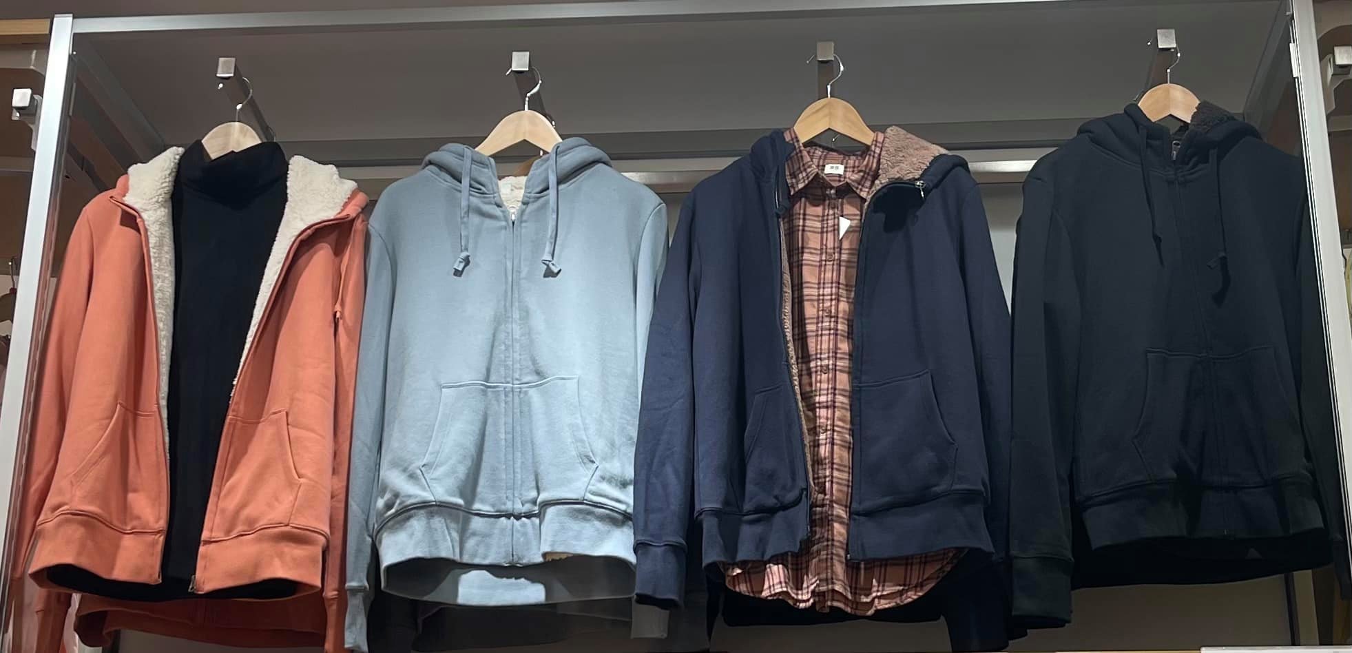 Áo Nỉ lót lông cừu UNIQLO cho nữ siêu ấm cho mùa đông