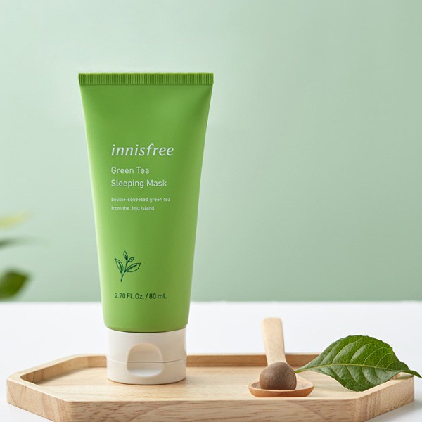 Mặt nạ ngủ trà xanh Innisfree Green Tea Sleeping Mask 80ml