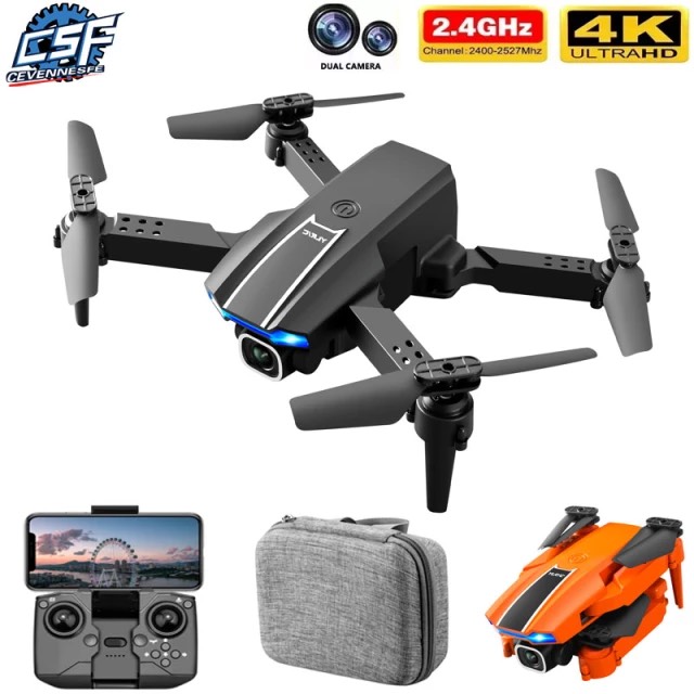 Flycam Mini Drone S65 Rc  Dual Camera 4K Fpv truyền ảnh trực tiếp về điện thoại