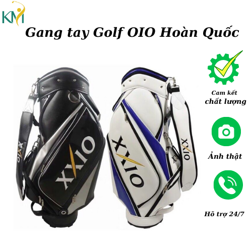 Túi đựng gậy golf XXIO Caddy Bag màu trắng và đen