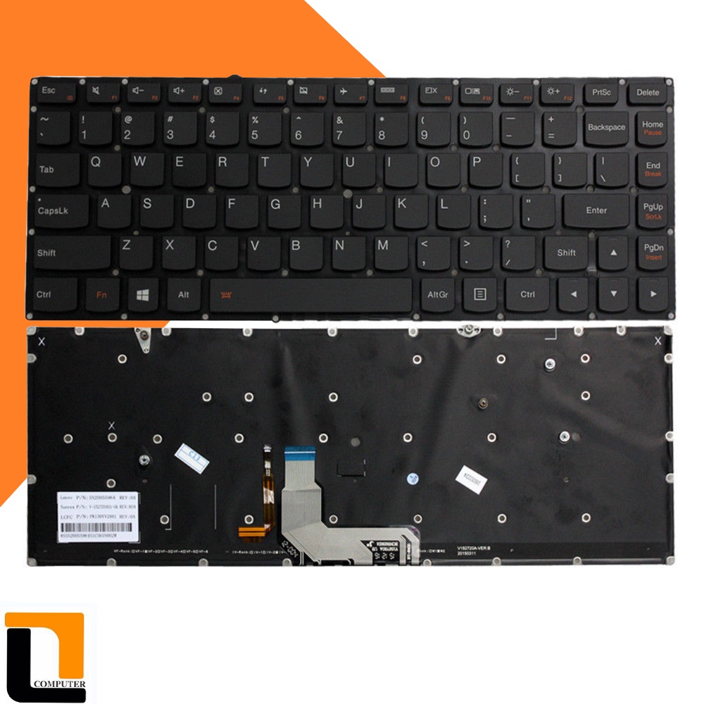 Bàn phím laptop Lenovo Yoga 900-13ISK CÓ ĐÈN