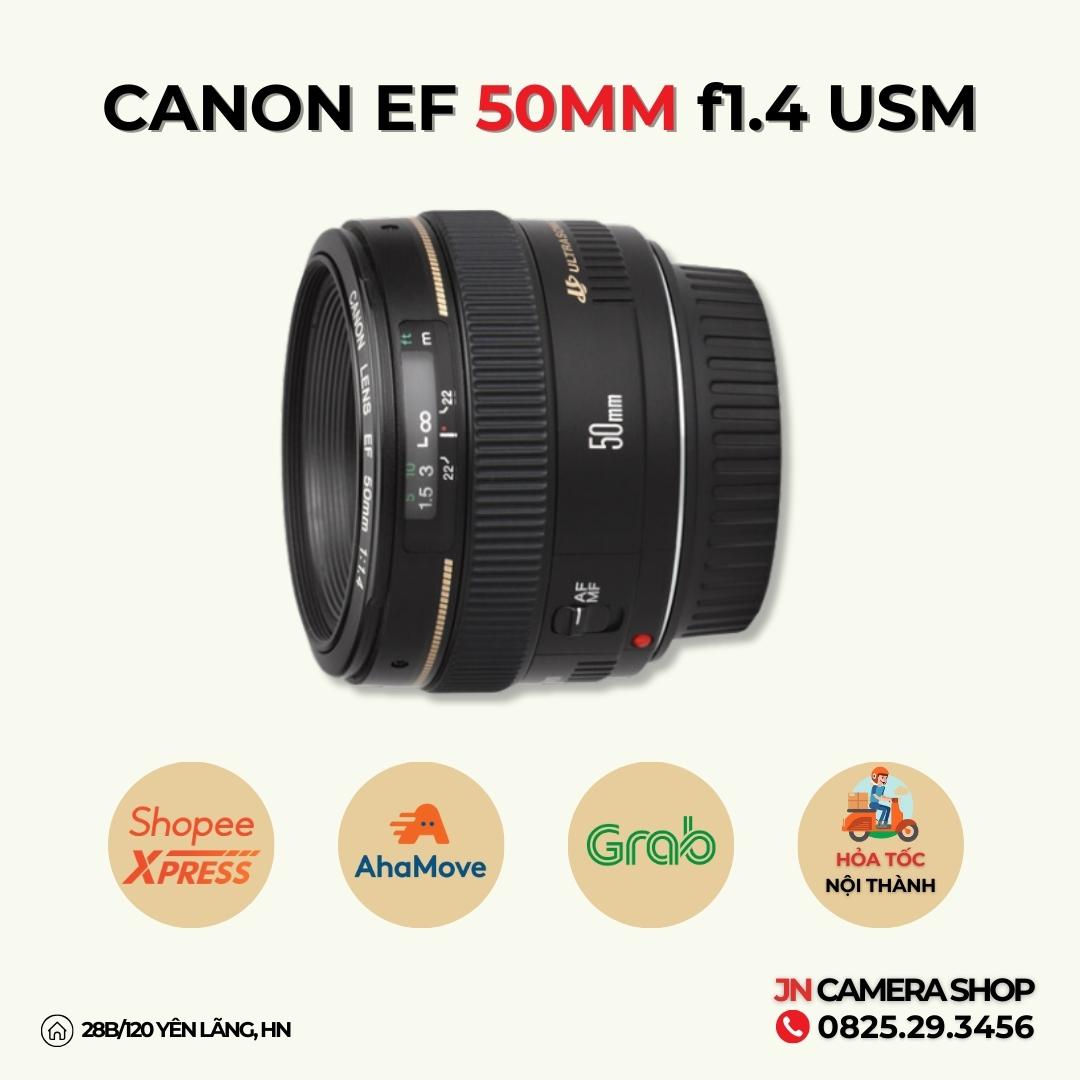 Canon EF 50mm f/1.4 USM Lens Xoá Phông
