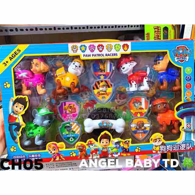 Bộ CHÚ CHÓ CỨU HỘ size LỚN giá tốt ( 47cm x 29cm)