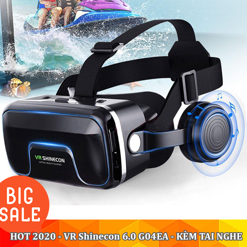 Kính thực tế ảo 3D VR Shinecon G04E - Phiên bản Hot 2020 ,kính thực tế ảo xem phim, kính thực tế ảo chơi game