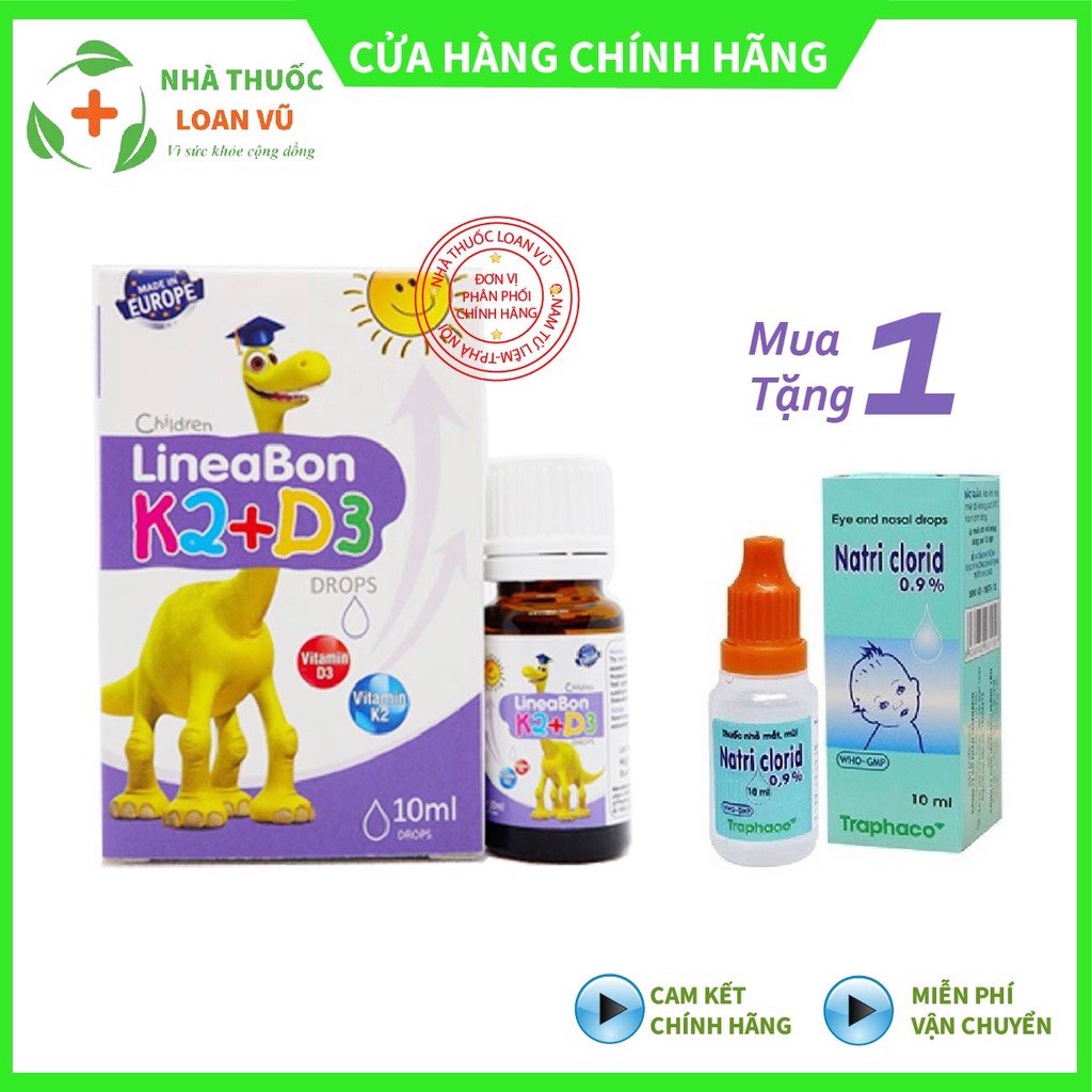 Vitamin tăng chiều cao Lineabon D3K2