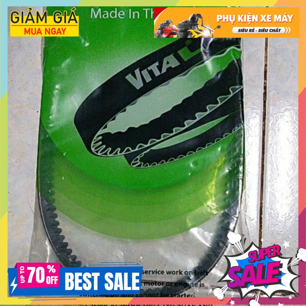 dây Curoa Vital cho Vespa LX 2v, Liberty 2V, Beverly (dây Thái Lan Đai cho xe máy Piaggio ly hợp côn)