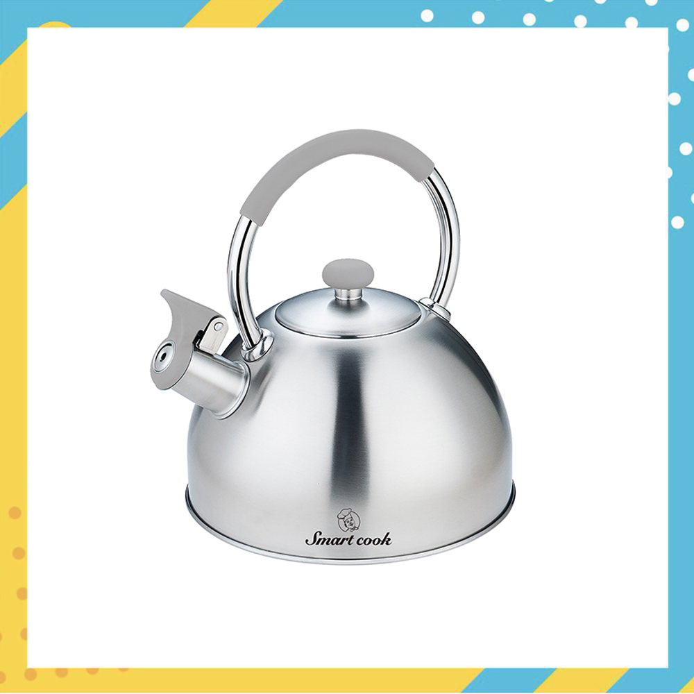 Ấm đun nước bếp từ, bếp gas, hồng ngoại smartcook sm3328 - dung tích 2.5 lít có còi báo sôi - hàng chính hãng elmich - xuất xứ cộng hòa séc