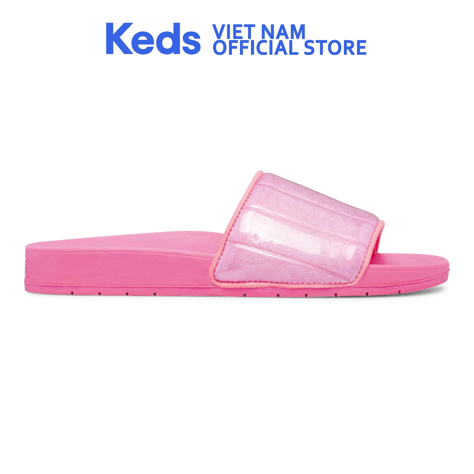 Dép quai ngang nữ keds - bliss quilt pink- kd066033