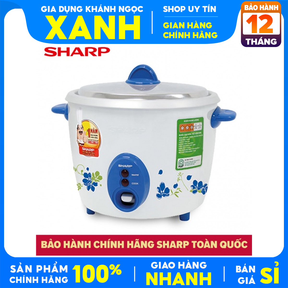 Ksh-d19v new 98-99% workmanship Thailan electric rice cooker 1,8 l Sharp brand Japan warranty 12 months