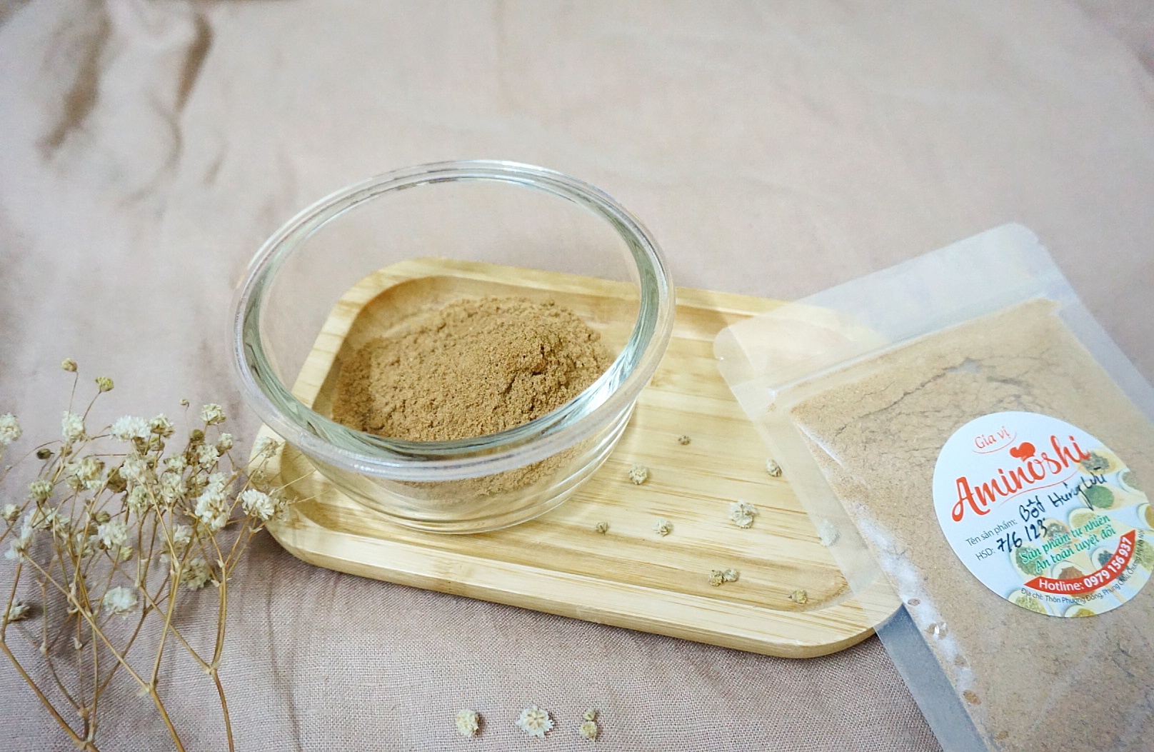 Bột húng lìu, gia vị húng lìu chuẩn vị thơm