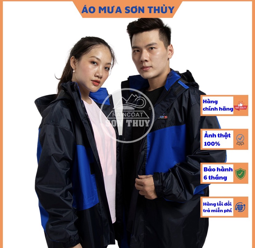 Bộ đi mưa Sơn Thủy K4 , bộ quần áo đi mưa chống lạnh, giữ ấm, áo mưa thời trang chính hãng