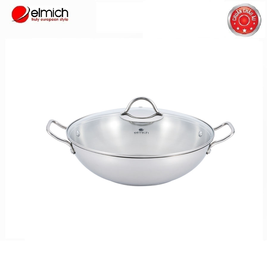 Chảo sâu lòng inox 304 elmich el3255 32cm