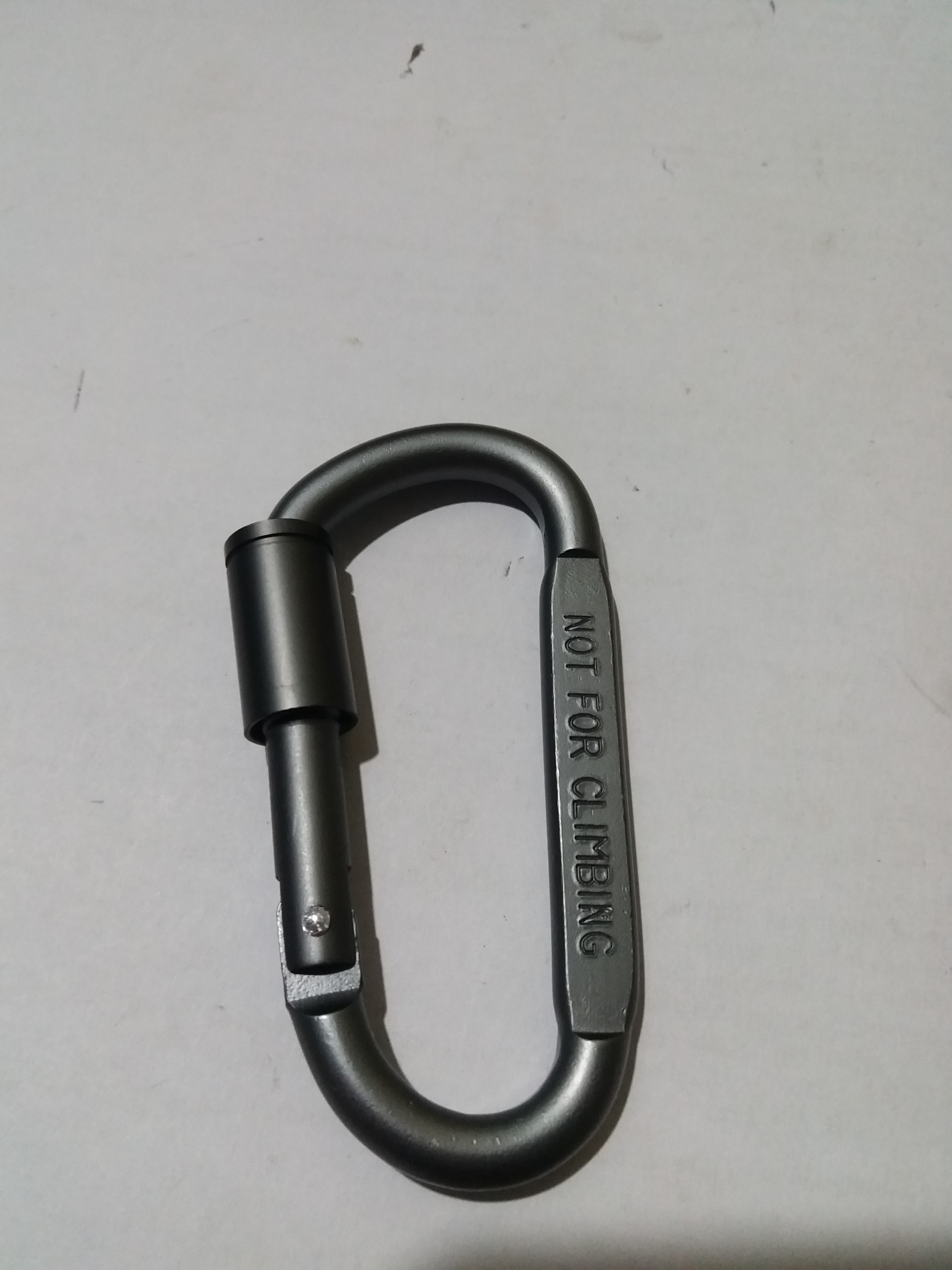 COMBO 2 Móc Khóa Nhôm Đi Phượt Carabiner Chữ D Khoá Xoay