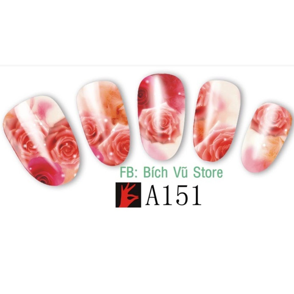 [HCM]Decal dán móng nước mã A sản phẩm thiết kế tinh xảo đa dạng mẫu mã kích cỡ đảm bảo hàng như mô tả và hình ảnh