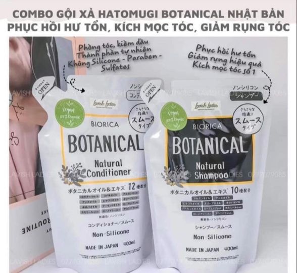Gội Xả Biotin Nhật giảm rụng tóc kiềm dầu