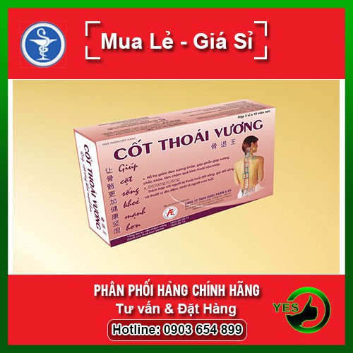 Cốt thoái vương - giảm đau nhức xương khớp hỗ trợ thoái hóa khớp