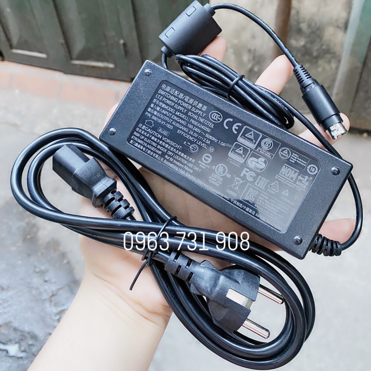 Adapter nguồn máy in hóa đơn xprinter xp-n200h 24v-2.5a