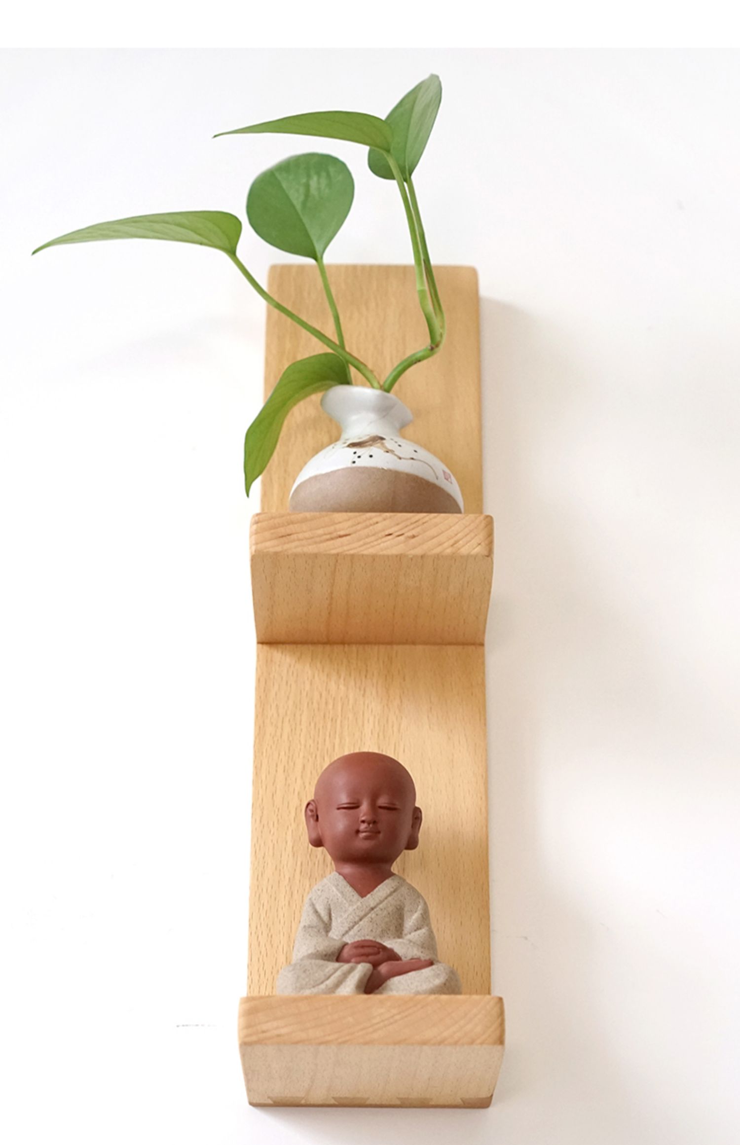 kệ treo cây cảnh xinh xinh kệ để đồ lưu niệm decor trang trí kích thước 40x10x10 cm