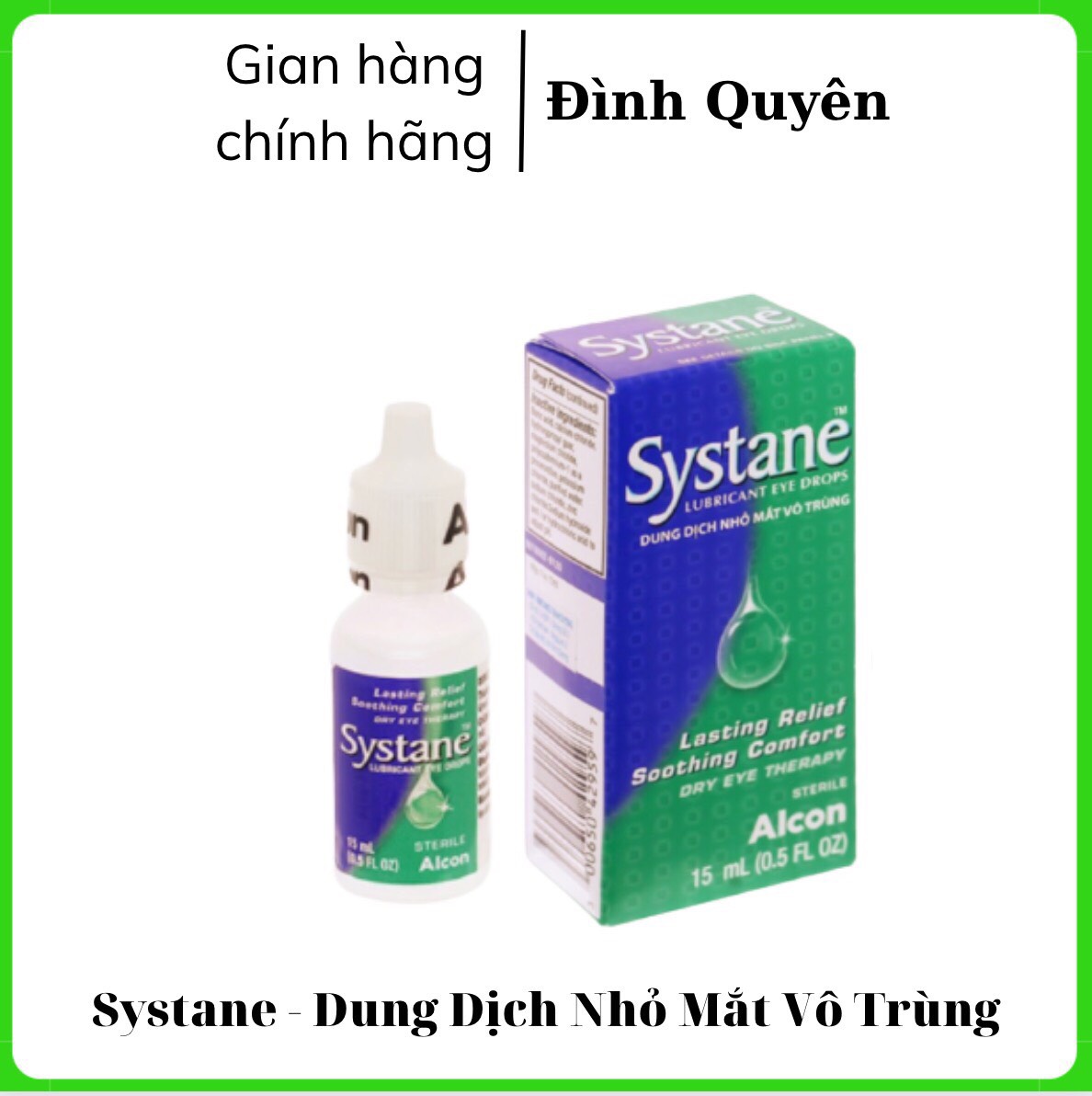 Dung dịch nhỏ mắt systane - chai 15ml