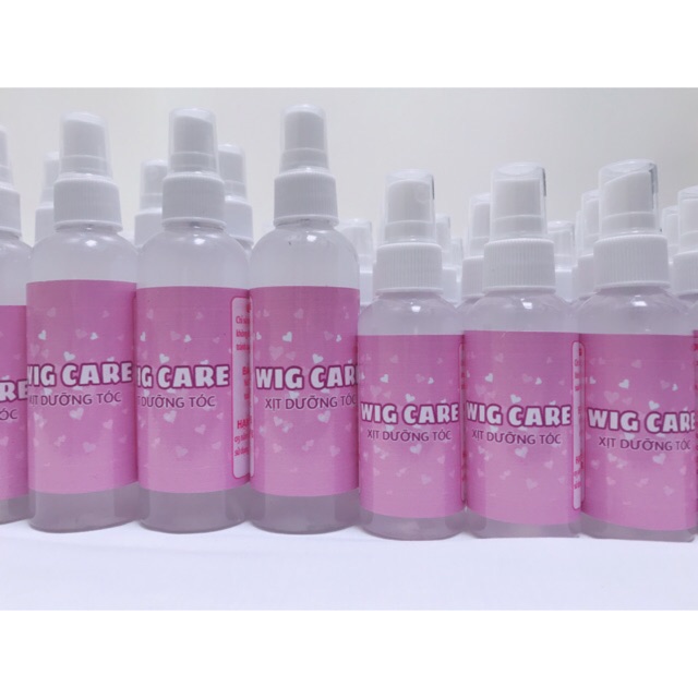 Xịt Dưỡng Tóc Giả 100Ml Chỉ 15K (Chai Màu Hồng Hoặc Dạng Lọ Chiết)
