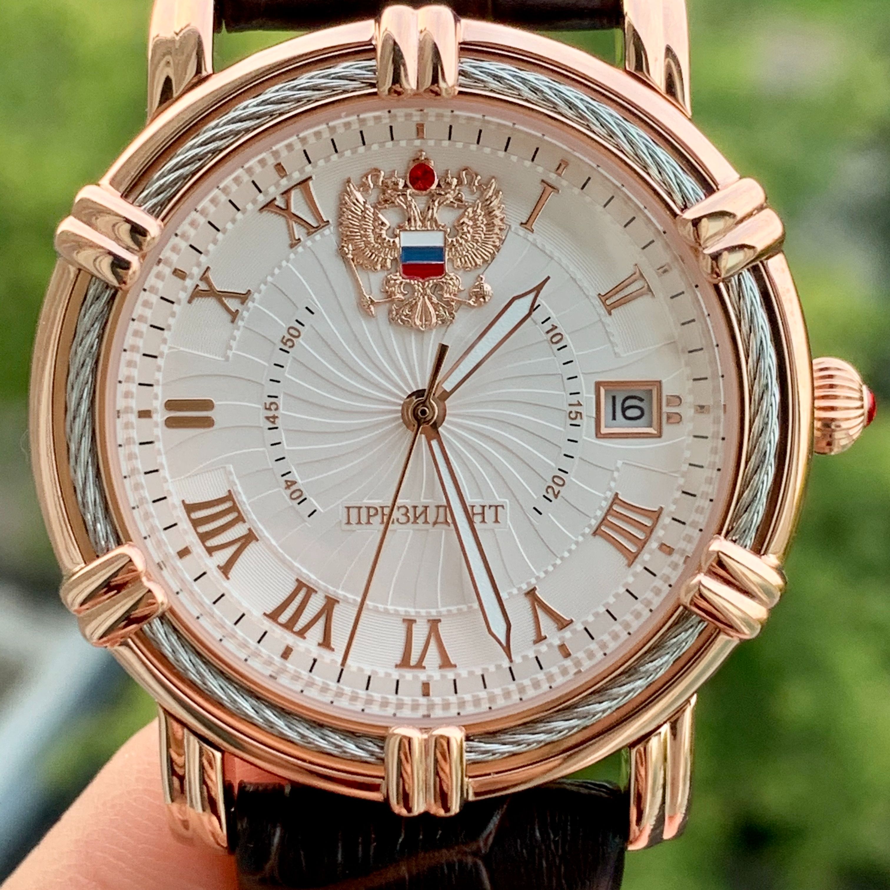 Đồng hồ Nga Poljot President Rusiantime White 445.9.471 White cho nam |  Lazada.vn