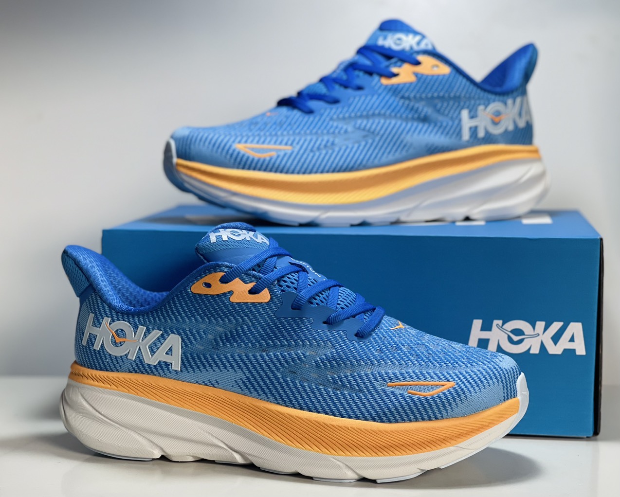 Giày Chạy Bộ Hoka One One Clifton 9 - Tặng Kèm Vớ