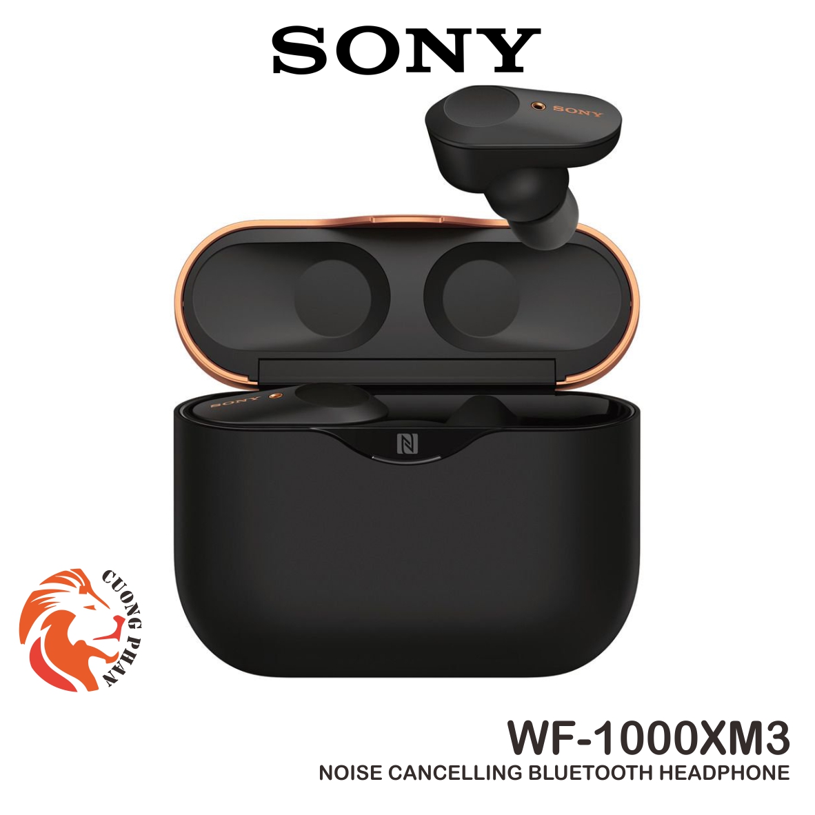 Tai nghe nhét tai không dây chống ồn sony wf-1000xm3 - hãng phân phối chính thức